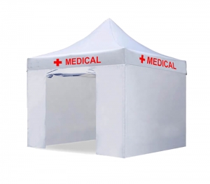 Fabrics and tarps for medical tents